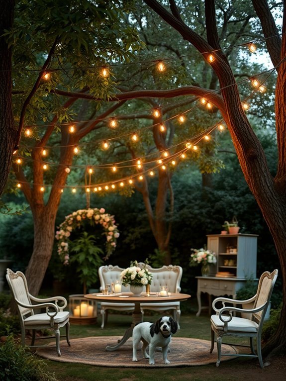 magical atmosphere with lights