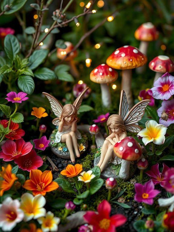 magical whimsical fairy sculptures