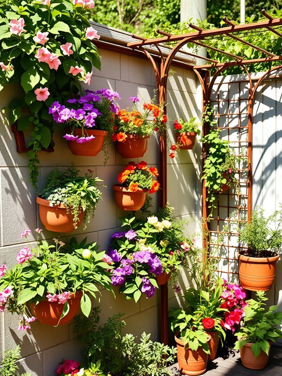 maximize vertical gardening space