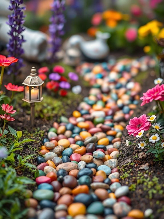 miniature walking route design