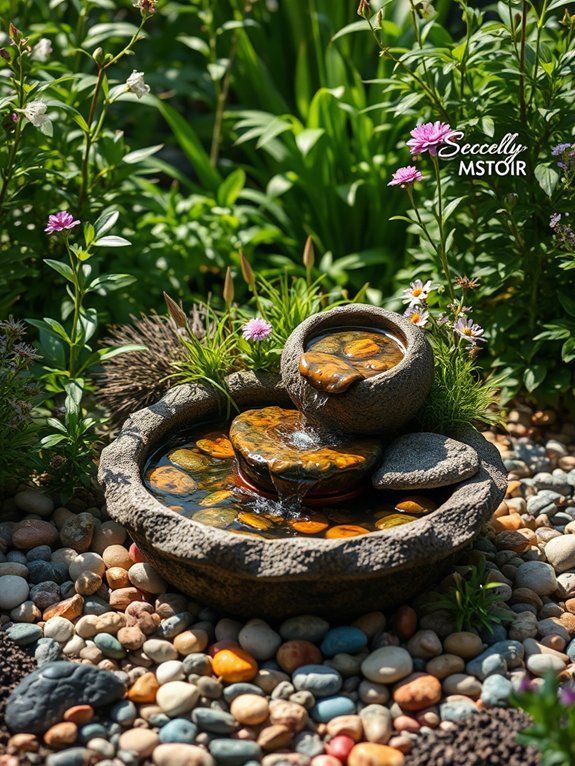 miniature water feature design