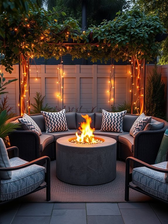 modern intimate seating areas