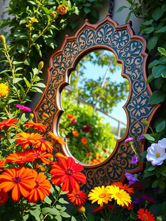 moroccan decorative wall mirror