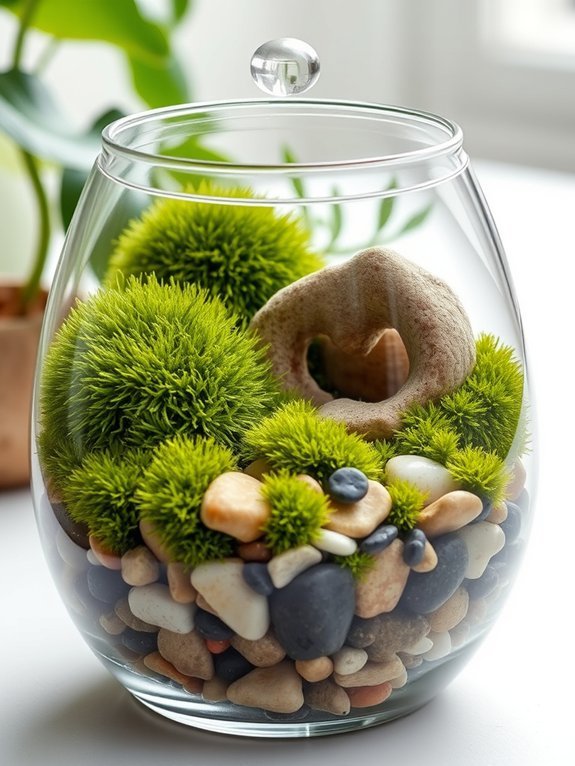 moss and stone ecosystem