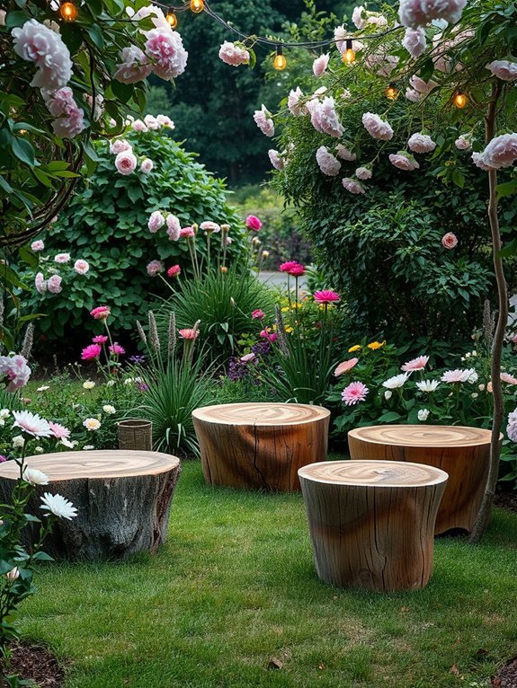 natural outdoor seating option
