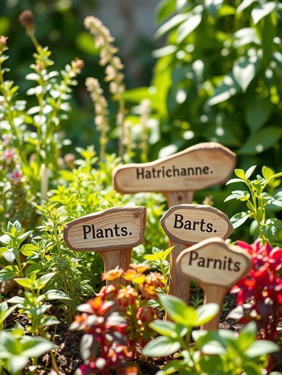 natural wooden identification tags