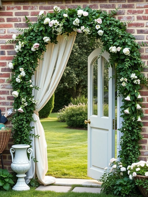 ornate vintage architectural entrance