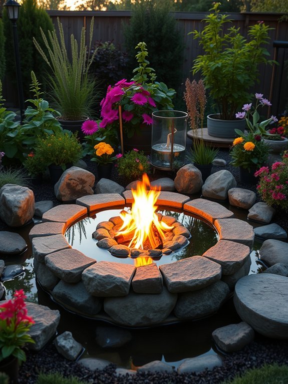 outdoor fire pit design