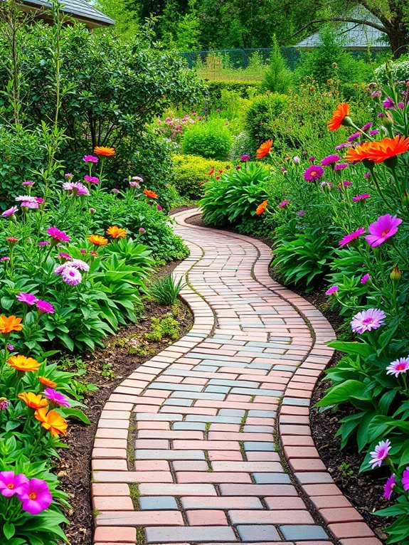 pathway for garden flow
