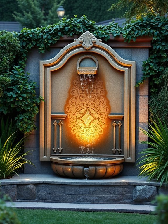 peaceful indoor water feature