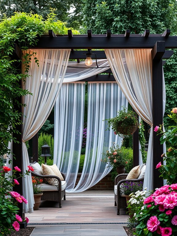 peaceful outdoor relaxation area