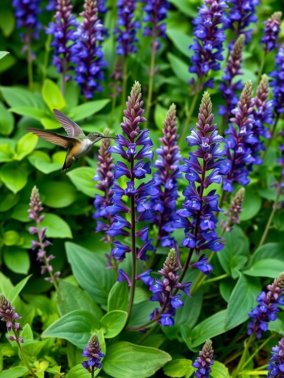 perennial flowering salvia plant