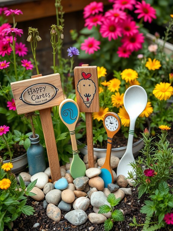 personalized garden marker ideas