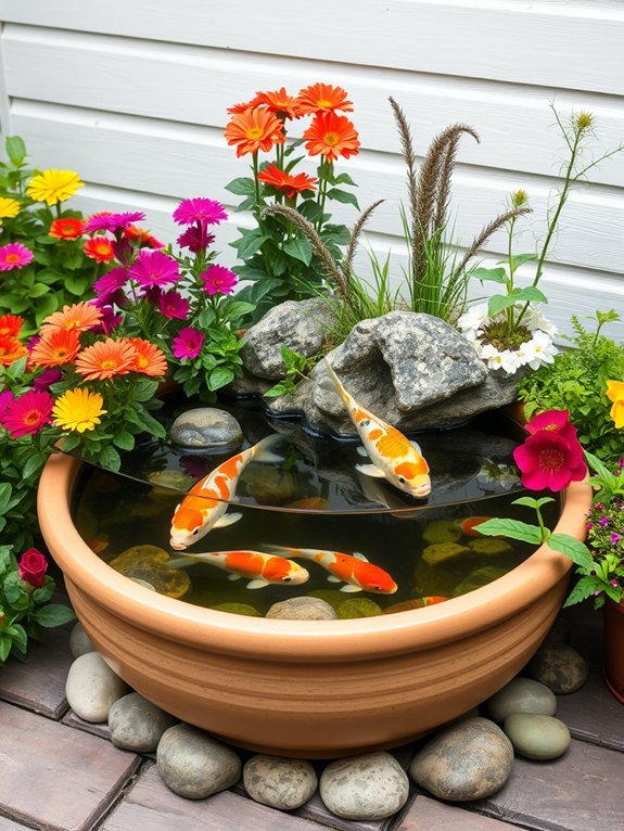 portable aquatic habitat setup