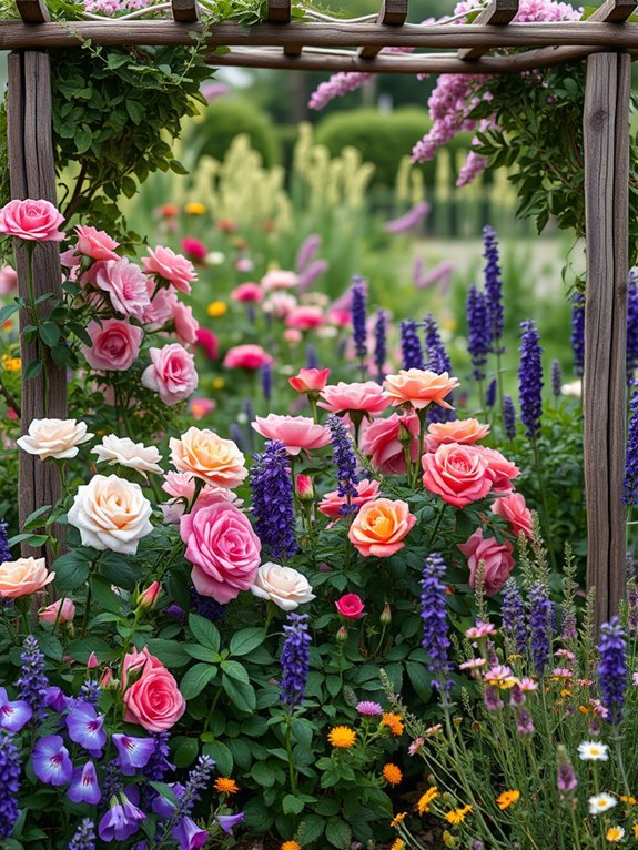 quaint floral outdoor retreat