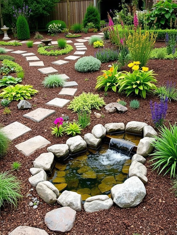 rain garden for drainage