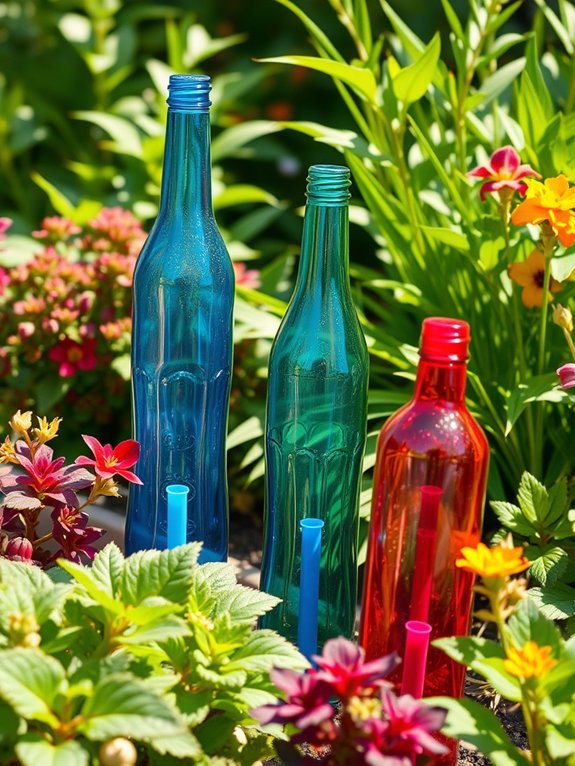 recycling bottles for marking