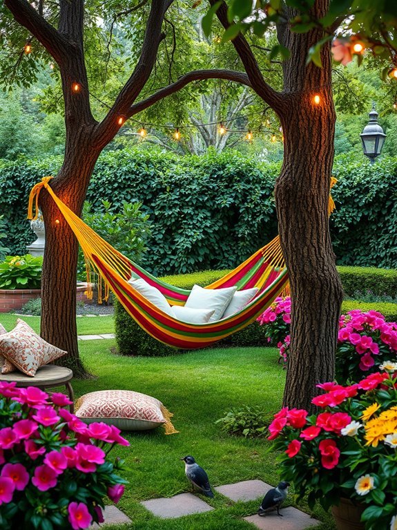 relaxing in nature s embrace