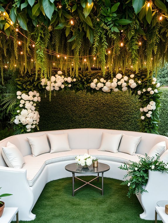 semi circle arrangement instructions