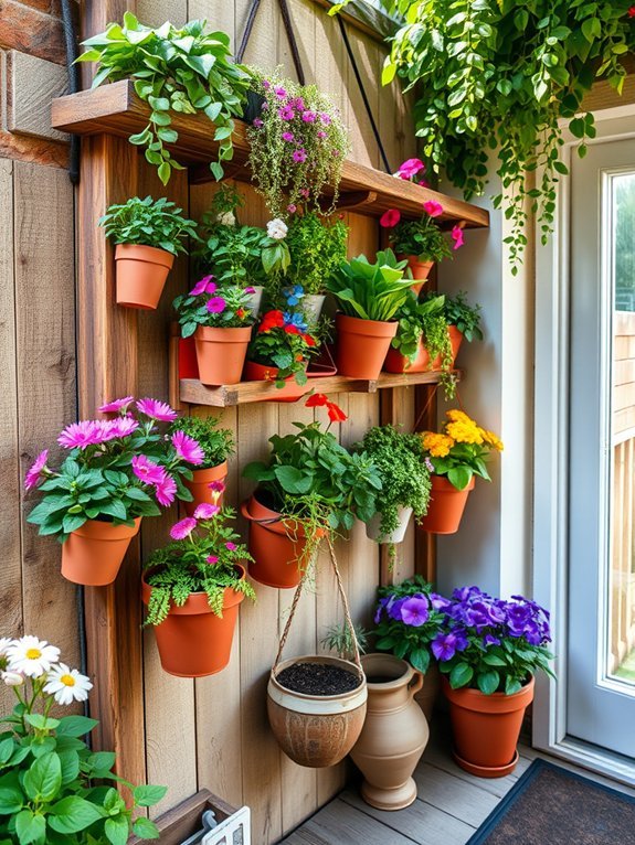 space saving vertical gardening solution