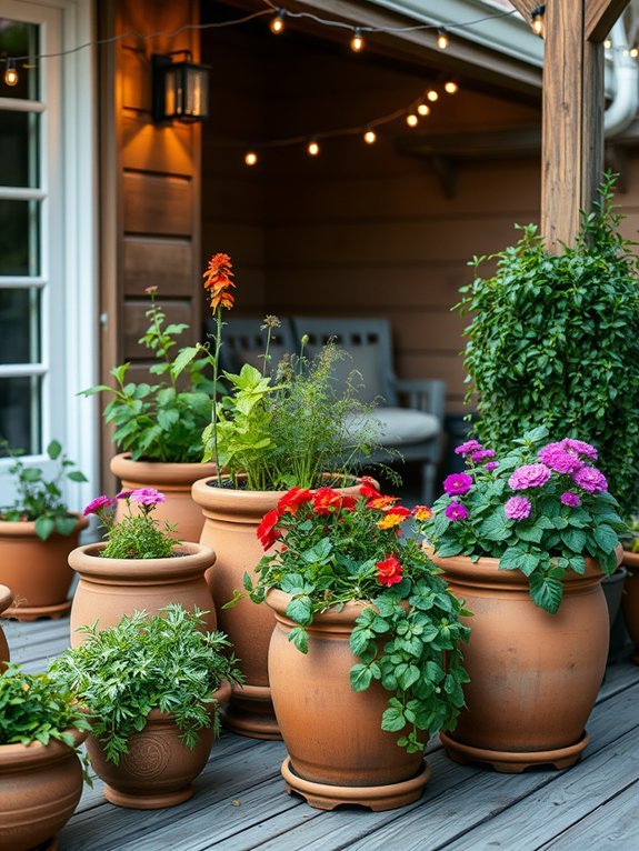 stylish container garden ideas
