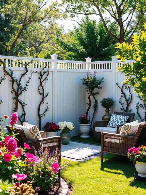 stylish outdoor boundary solution