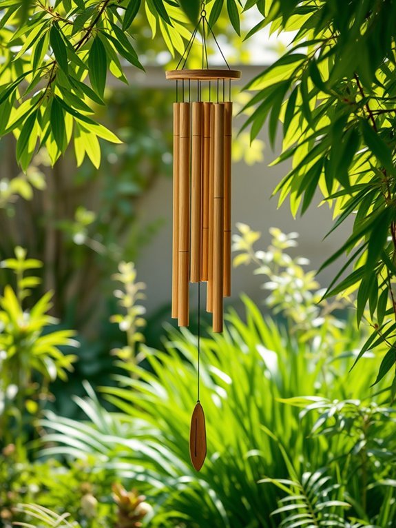 sustainable bamboo musical decor
