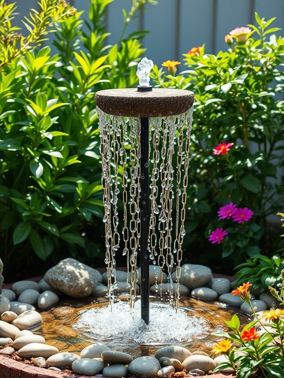 sustainable decorative water feature