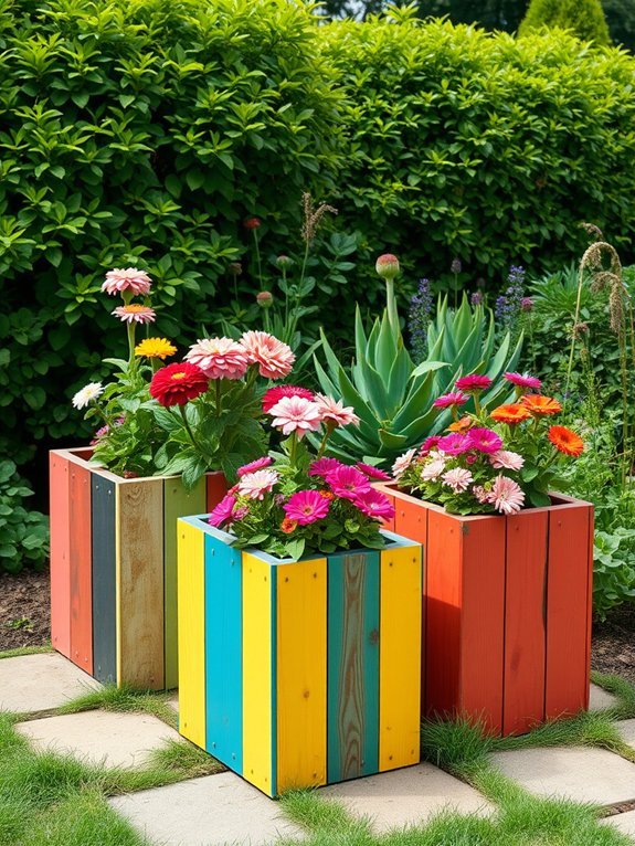 sustainable gardening with upcycled materials