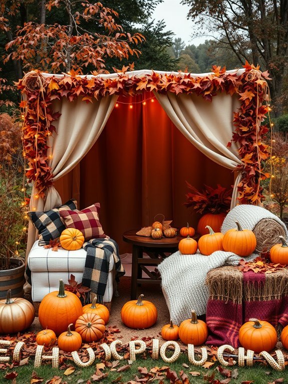 thanksgiving themed photo booth