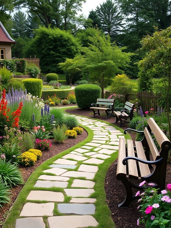 timeless outdoor walkway design