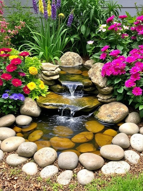 tranquil garden water feature