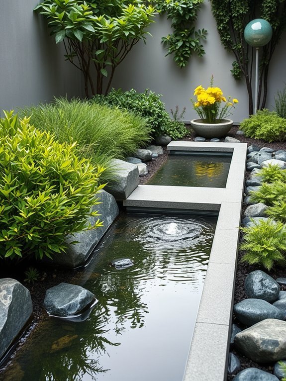 tranquil water feature integration