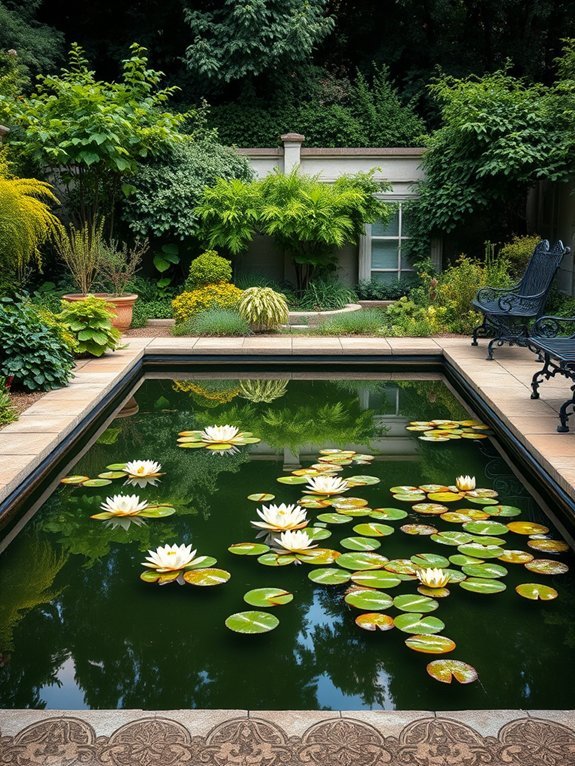 tranquil water reflections emerge