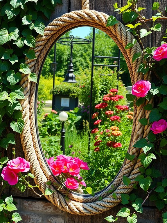 twisted rope mirror design