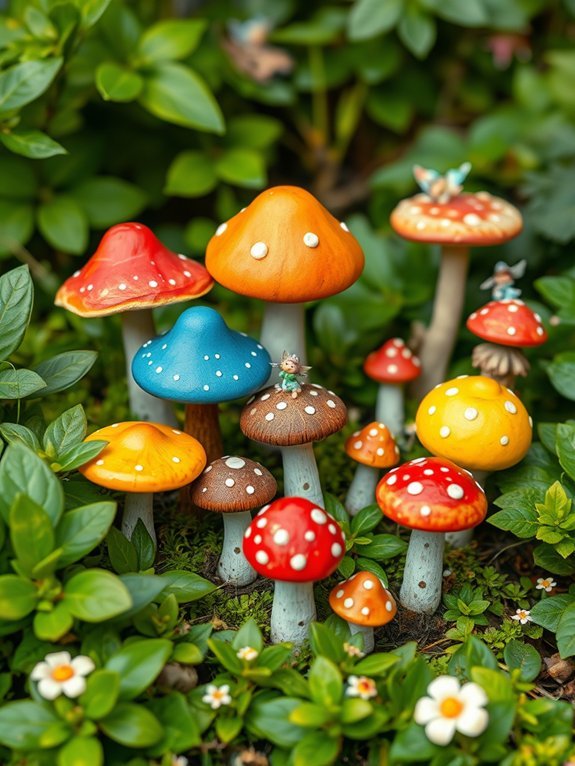 vibrant and diverse fungi
