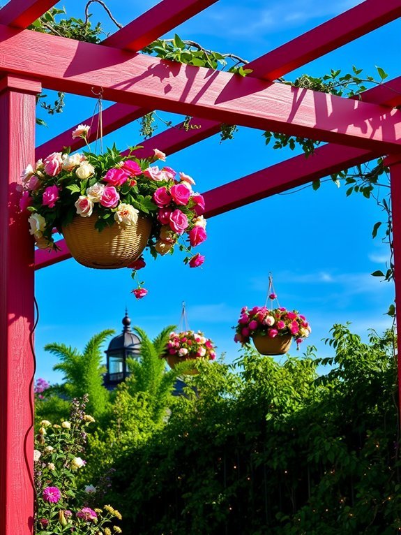 vibrant artistic outdoor structure
