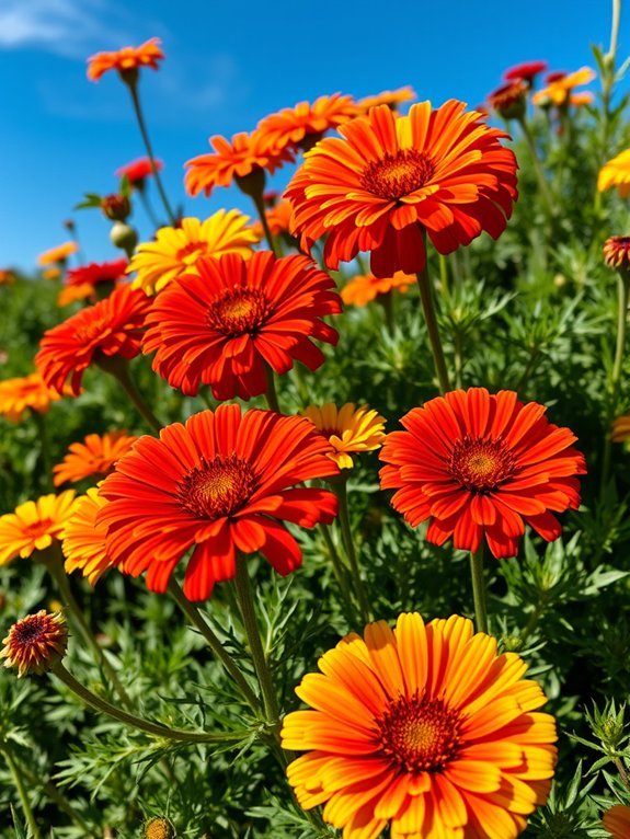 vibrant colorful flowering plant