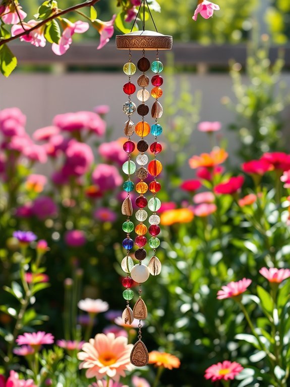 vibrant hanging decorative mobile