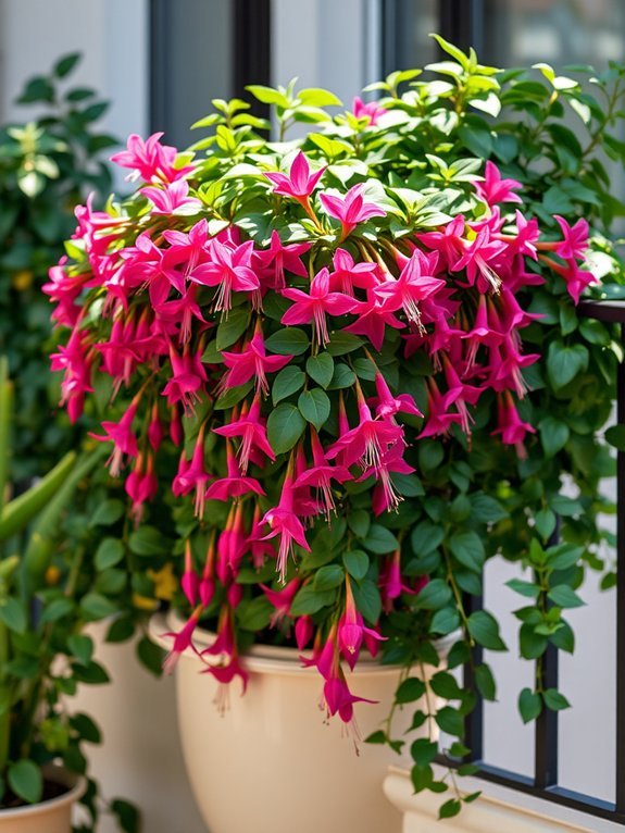 vibrant pinkish purple hue