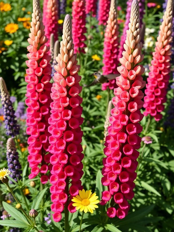 vibrant purple flowering plant