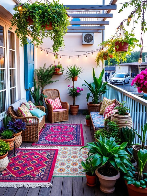 vibrant rugs for outdoors