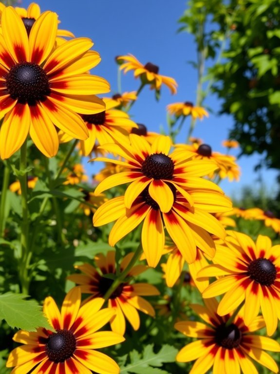 vibrant yellow wildflower beauty