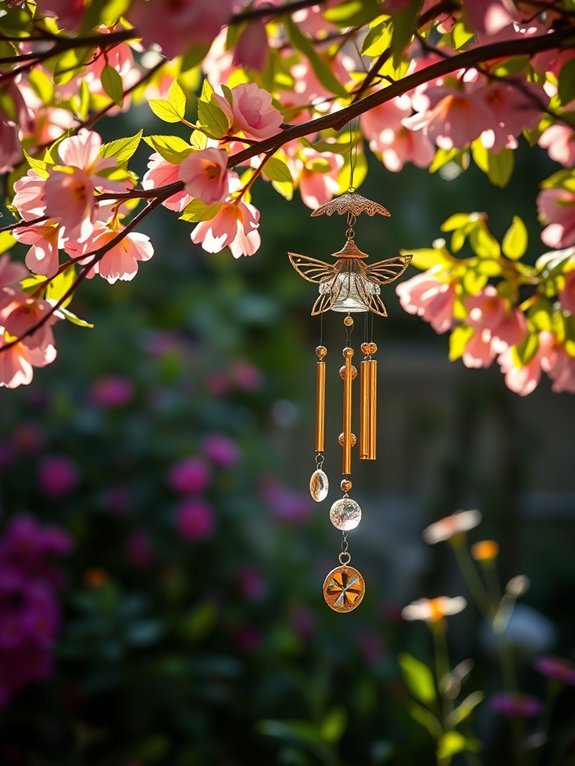 whimsical fairy inspired wind chime