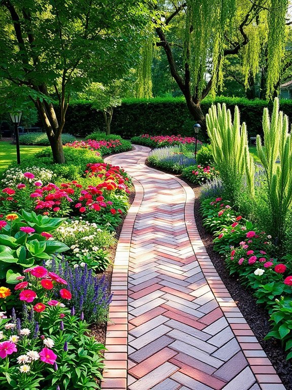 zigzagging pathway for movement